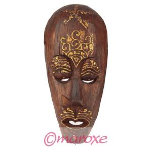 Maska z Bali. Ręcznie wykonana drewniana ozdoba.