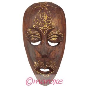 Dekoracyjna maska drewniana z Bali