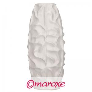 Duży wazon ceramiczny biały ( Queen Isabell ) D12 x H36 cm.
