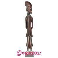 Afrykanka figurka drewno dekoracja