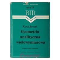 Geometria analityczna wielowymiarowa, wydanie czwarte zmienione.