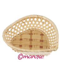 Bambusowy koszyk serce ( Na Walentynkowe Prezenty ) 20 cm x 20 cm x H7 cm.
