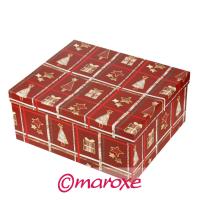 Pudełka na prezenty, komplet czterech pudełek prezentowych z kartonu