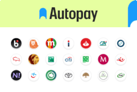 banner Autopay z dostępnymi formami płatości w postaci grafiki