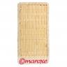bambusowe pudełko prostokątne w jasnych odcieniach słomianego